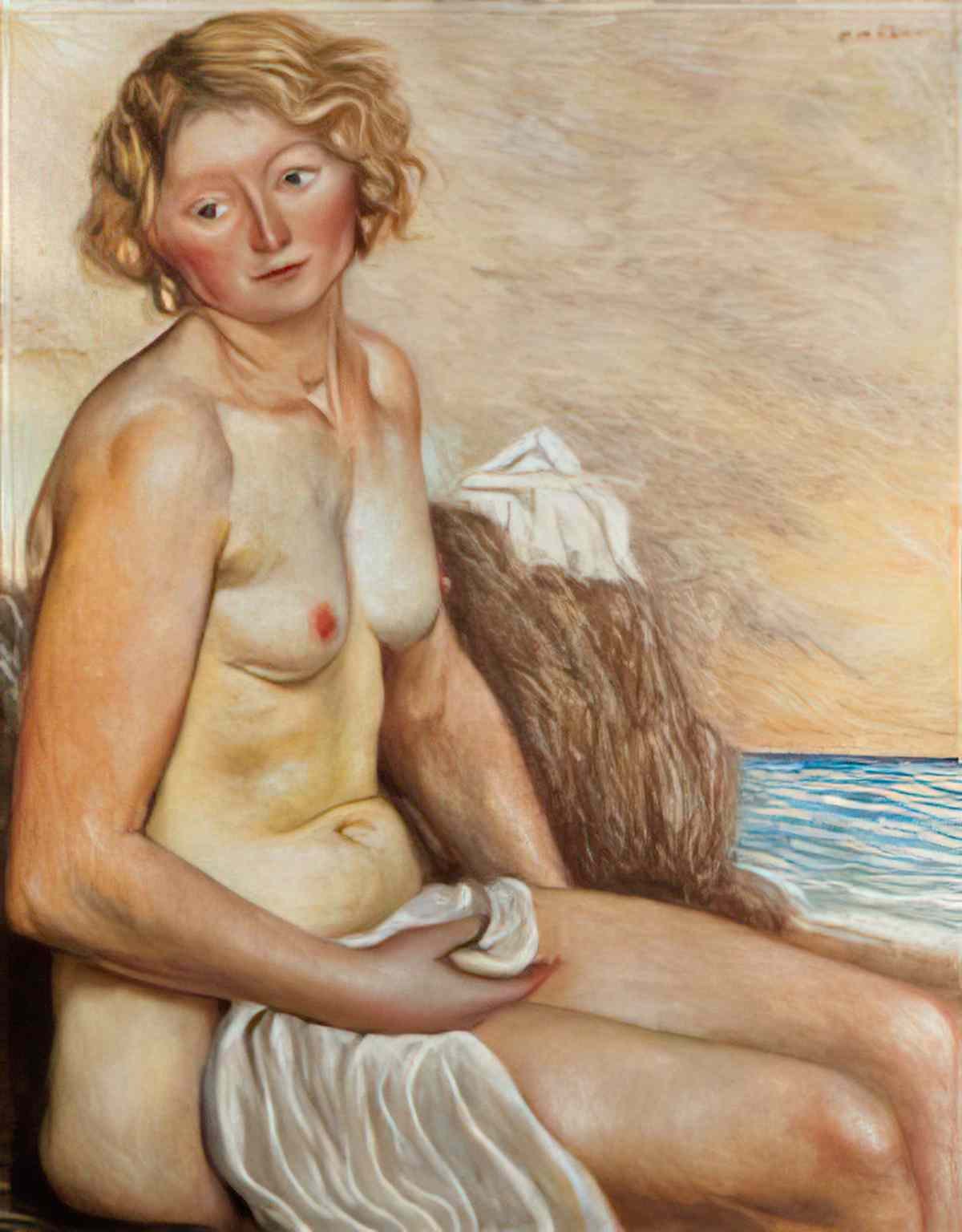 giorgio de chirico la signorina amata Art A4 Photo Print