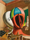 giorgio de chirico lapres midi dautomne piazzaditalia Art A4 Photo Print