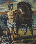 giorgio de chirico perseo con il cavallo Art A4 Photo Print