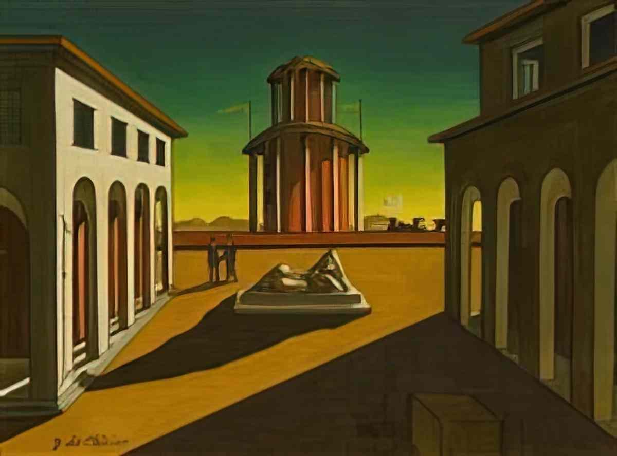 giorgio de chirico le muse inquietanti4 Art A4 Photo Print
