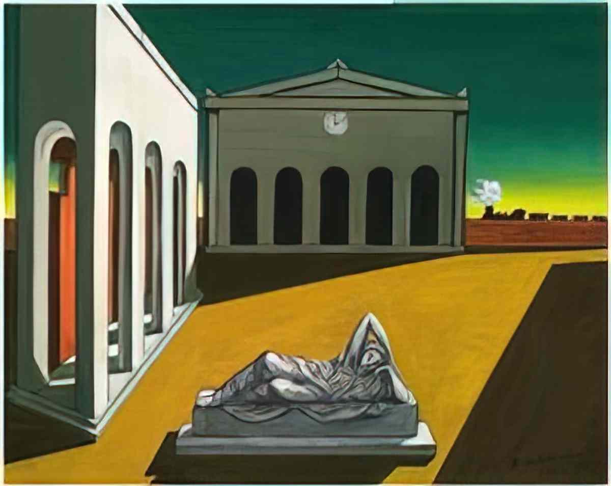 giorgio de chirico piazza ditalia con arianna10 Art A4 Photo Print