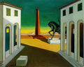 giorgio de chirico lenigma della partenza lenigme du depart Art A4 Photo Print