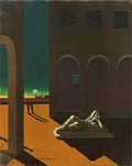 giorgio de chirico malinconia delladdio Art A4 Photo Print