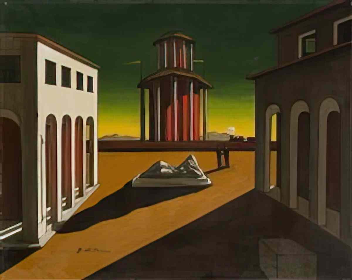 giorgio de chirico malinconia torinese1 Art A4 Photo Print