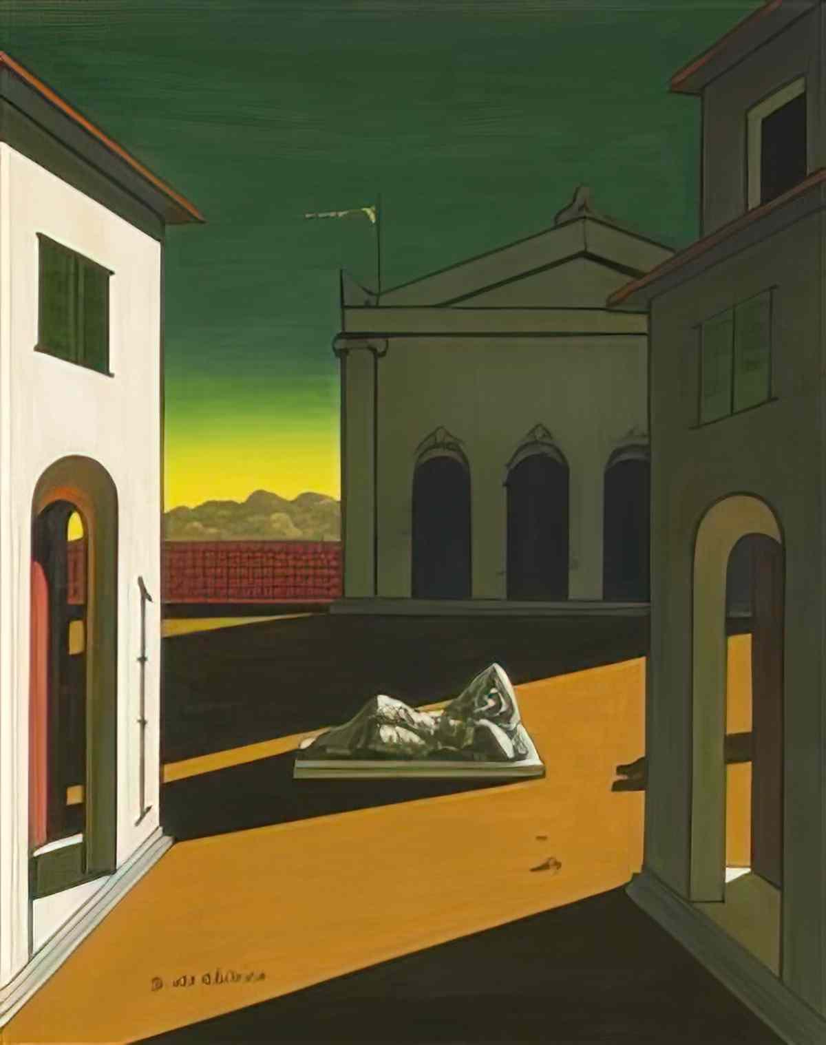 giorgio de chirico meditazione automnale Art A4 Photo Print
