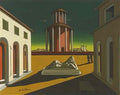 giorgio de chirico melancolie dun apres midi Art A4 Photo Print