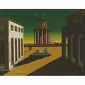 giorgio de chirico mobili nella valle9 Art A4 Photo Print