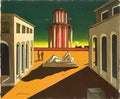 giorgio de chirico natura morta con drappo Art A4 Photo Print