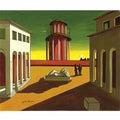 giorgio de chirico natura morta con frutta e scultura Art A4 Photo Print