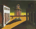 giorgio de chirico natura morta in paese Art A4 Photo Print