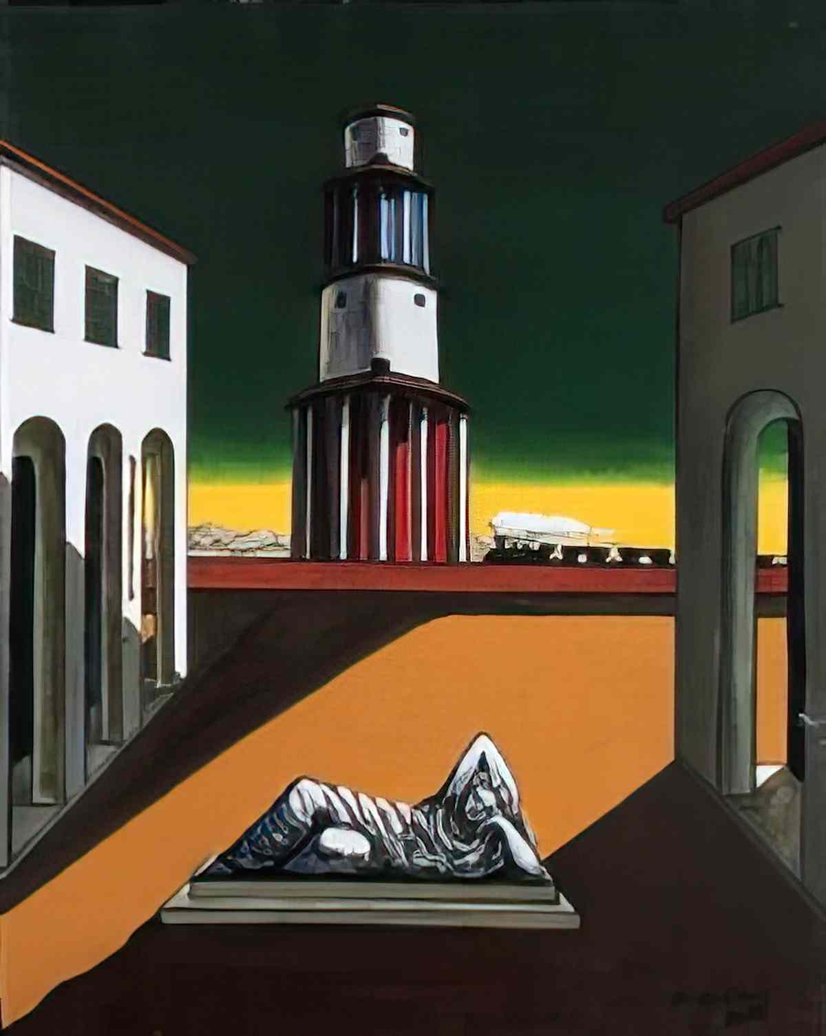 giorgio de chirico natura morta metafisica Art A4 Photo Print
