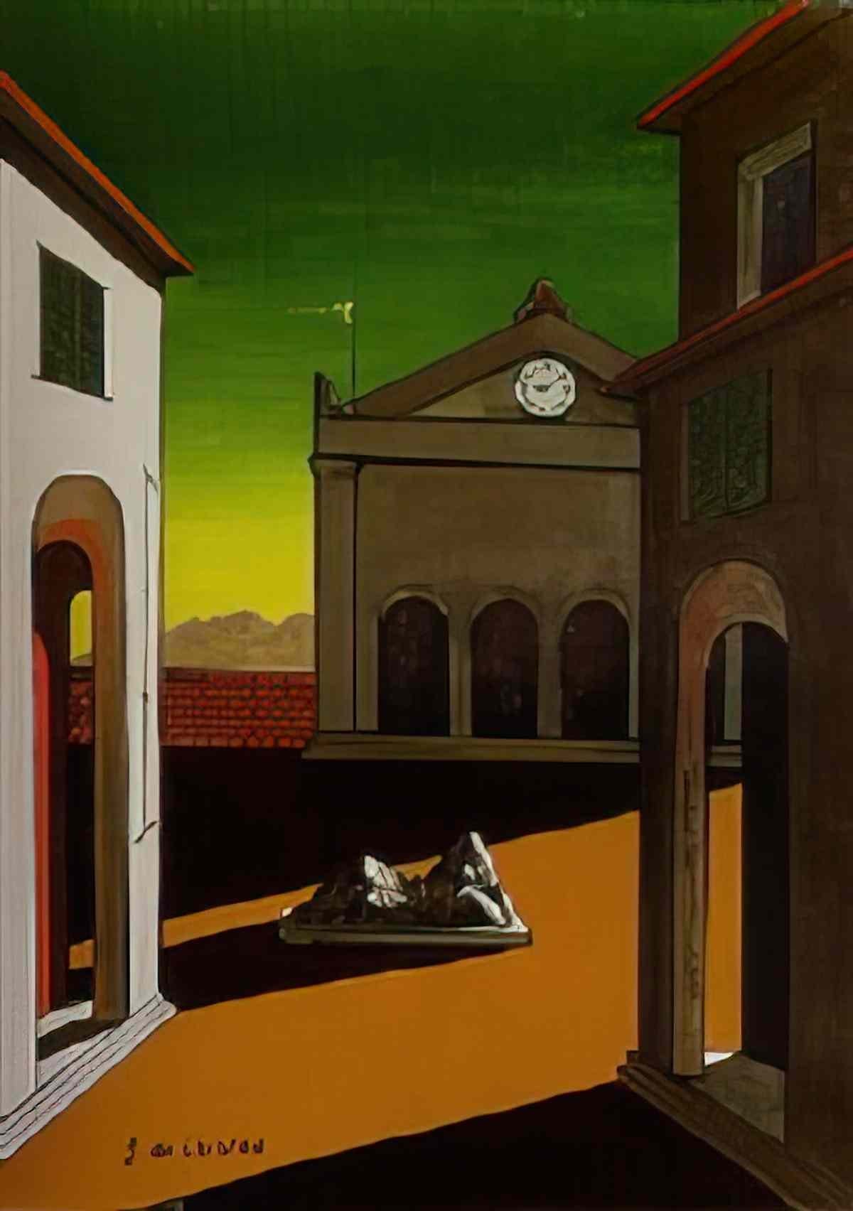 giorgio de chirico natura morta1 Art A4 Photo Print