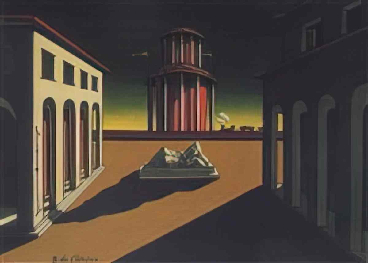giorgio de chirico nature morte evangelique Art A4 Photo Print