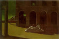 giorgio de chirico ricordo di torino Art A4 Photo Print