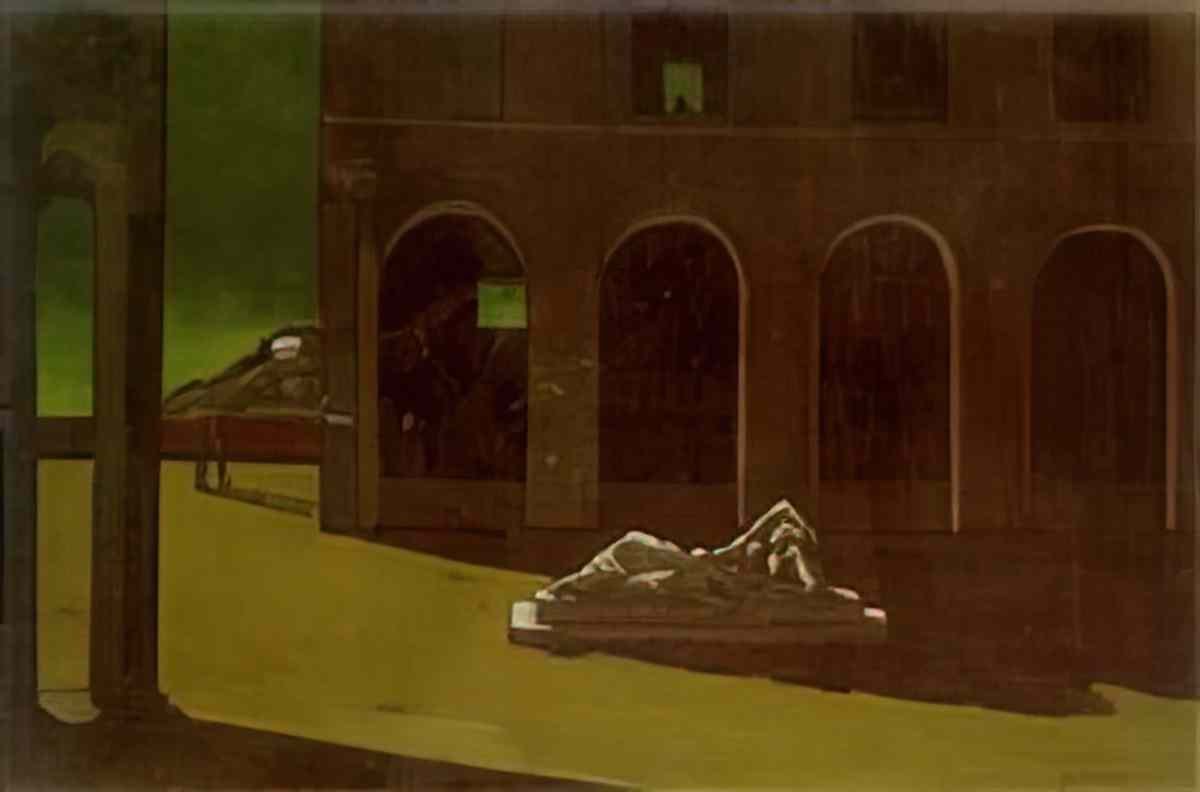 giorgio de chirico ricordo di torino Art A4 Photo Print