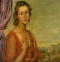 giorgio de chirico paese con cavaliere e contadini Art A4 Photo Print