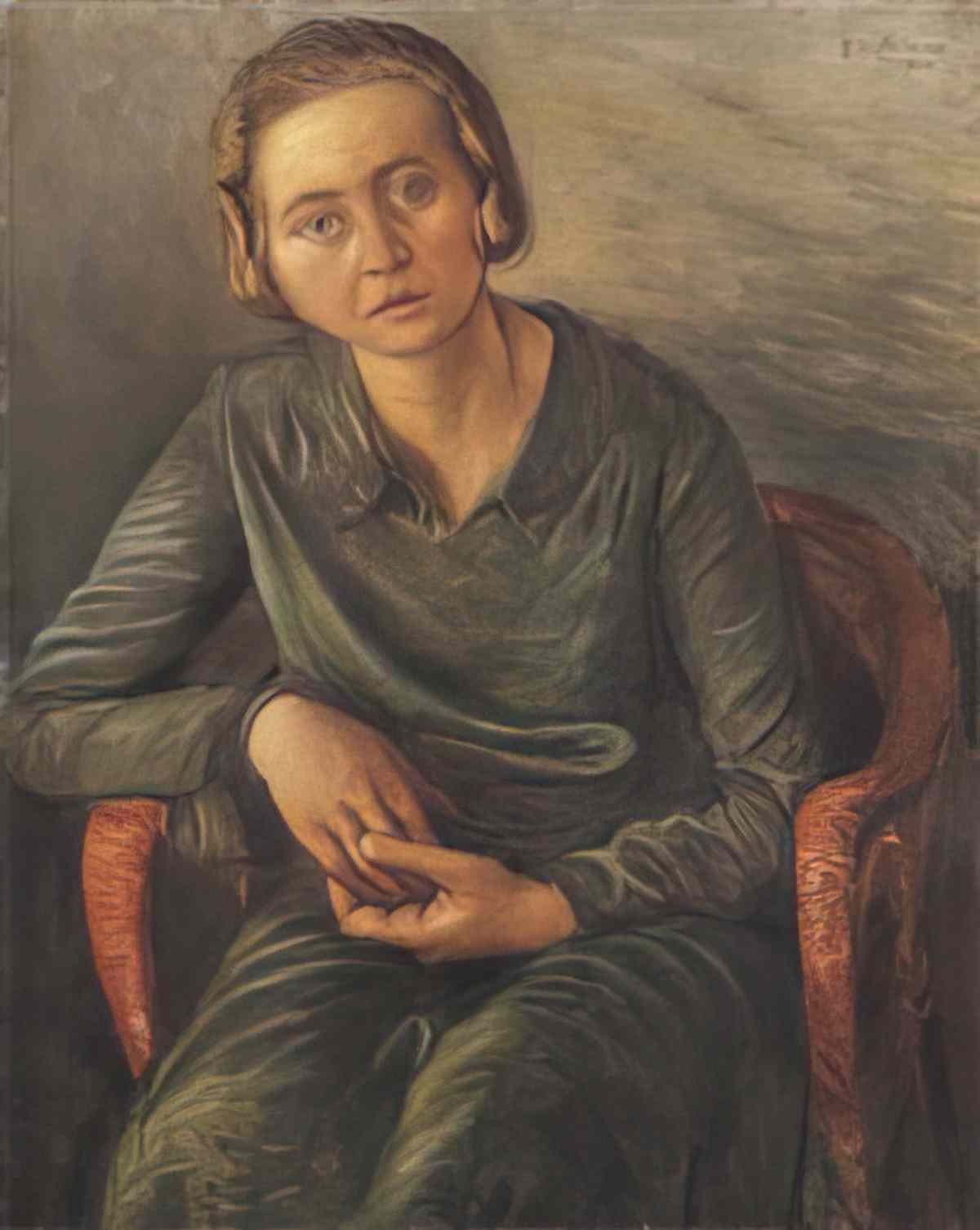 giorgio de chirico ritratto di raissa1 Art A4 Photo Print