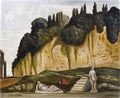 giorgio de chirico rocce misteriose Art A4 Photo Print