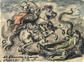 giorgio de chirico piazza ditalia con arianna6 Art A4 Photo Print