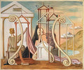 giorgio de chirico sibille in riva al mare Art A4 Photo Print