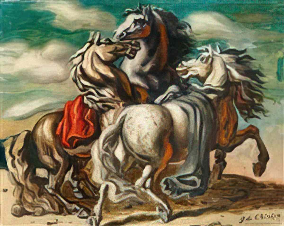 giorgio de chirico piazza ditalia42 Art A4 Photo Print