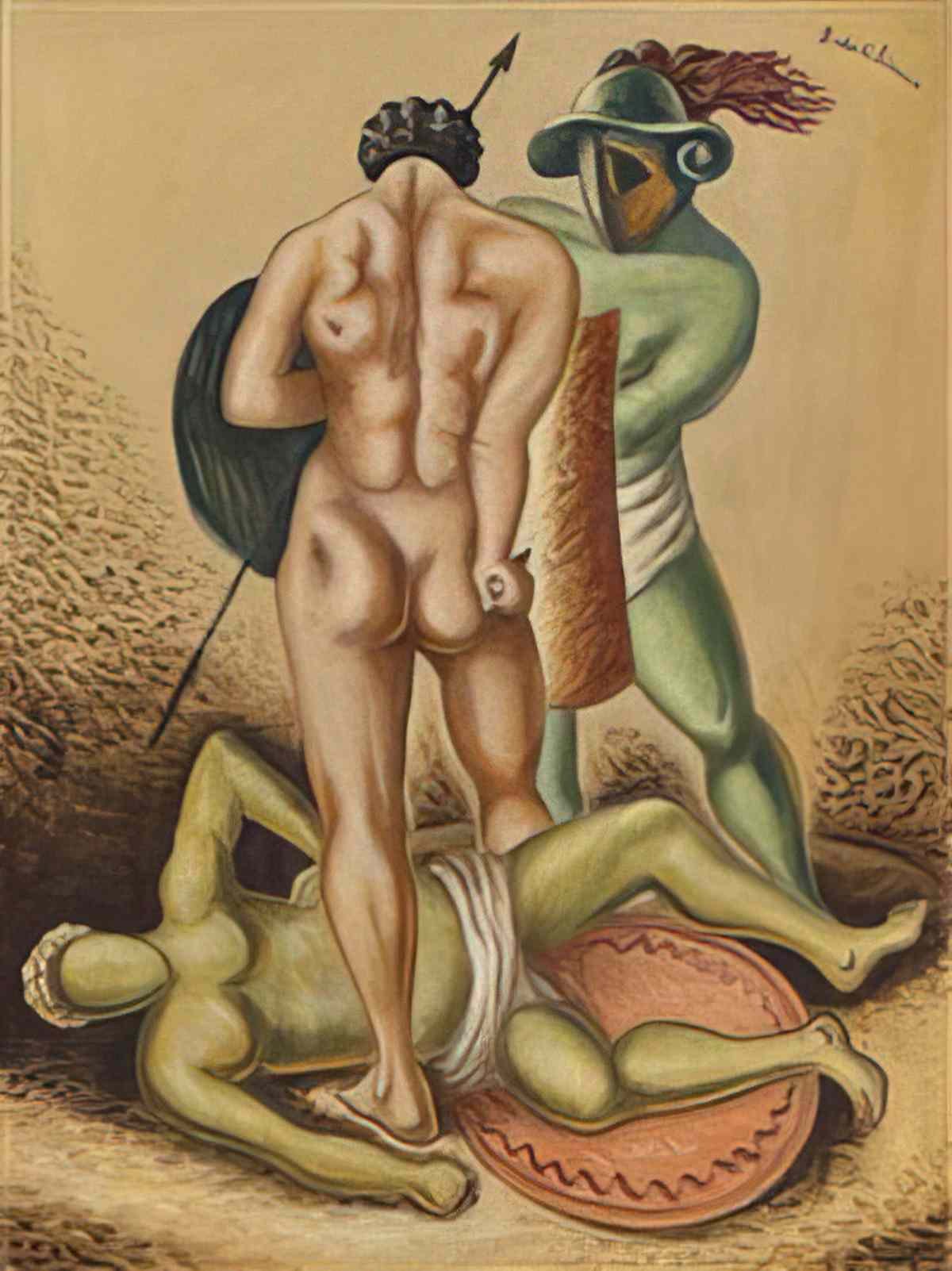 giorgio de chirico piazza ditalia43 Art A4 Photo Print