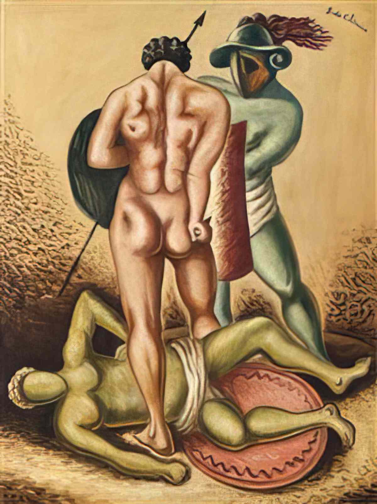 giorgio de chirico piazza ditalia44 Art A4 Photo Print