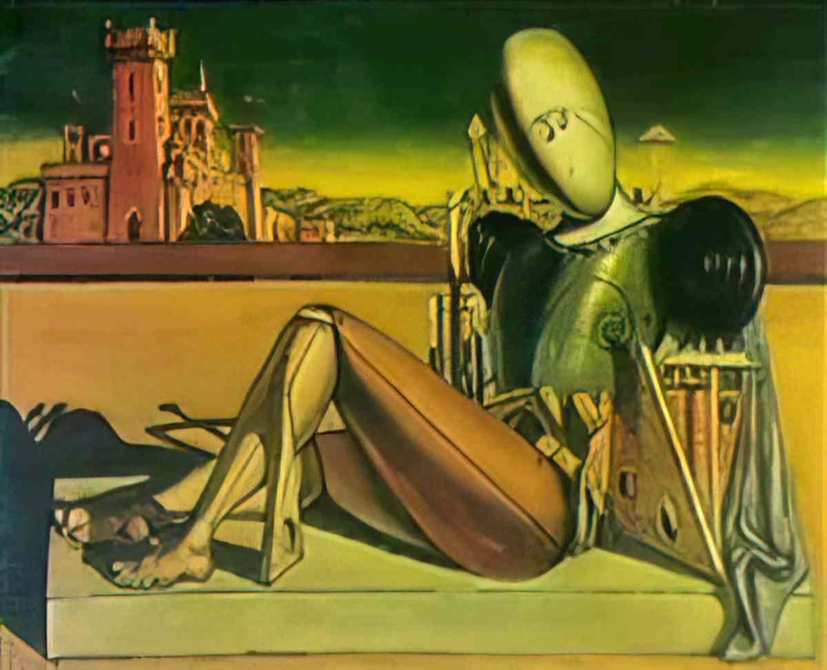 giorgio de chirico piazza ditalia49 Art A4 Photo Print