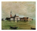 giorgio de chirico venezia isola di s giorgio Art A4 Photo Print