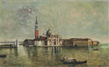 giorgio de chirico venezia isola s giorgio Art A4 Photo Print