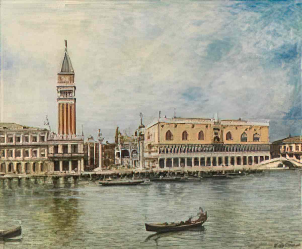 giorgio de chirico venezia palazzo ducale4 Art A4 Photo Print