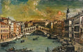 giorgio de chirico venezia ponte di rialto Art A4 Photo Print