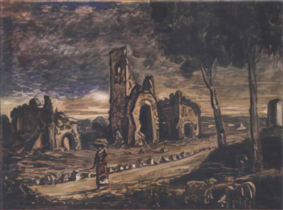 giorgio de chirico via appia antica Art A4 Photo Print
