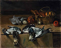 giorgio de chirico vita silente di uccelli con canestro Art A4 Photo Print