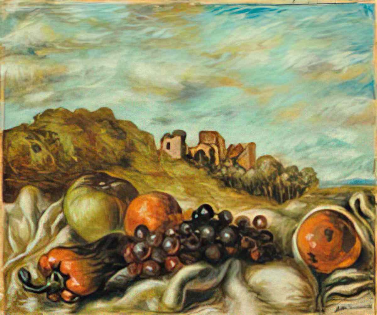 giorgio de chirico vita silente5 Art A4 Photo Print