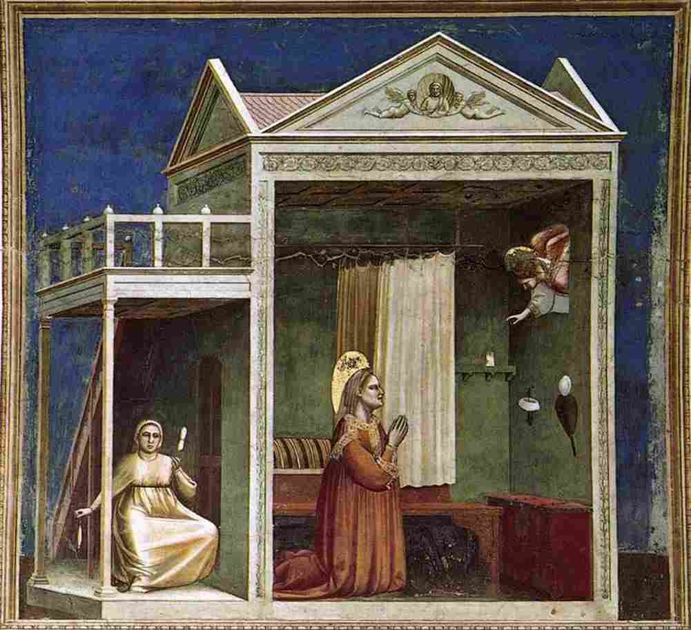 giot Annunciation of st Anna Art A4 Photo Print