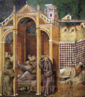 giot Legend of Saint Francis Twenty One Apparition to Fra Agostino and to Bishop Guido of Arezzo Art A4 Photo Print