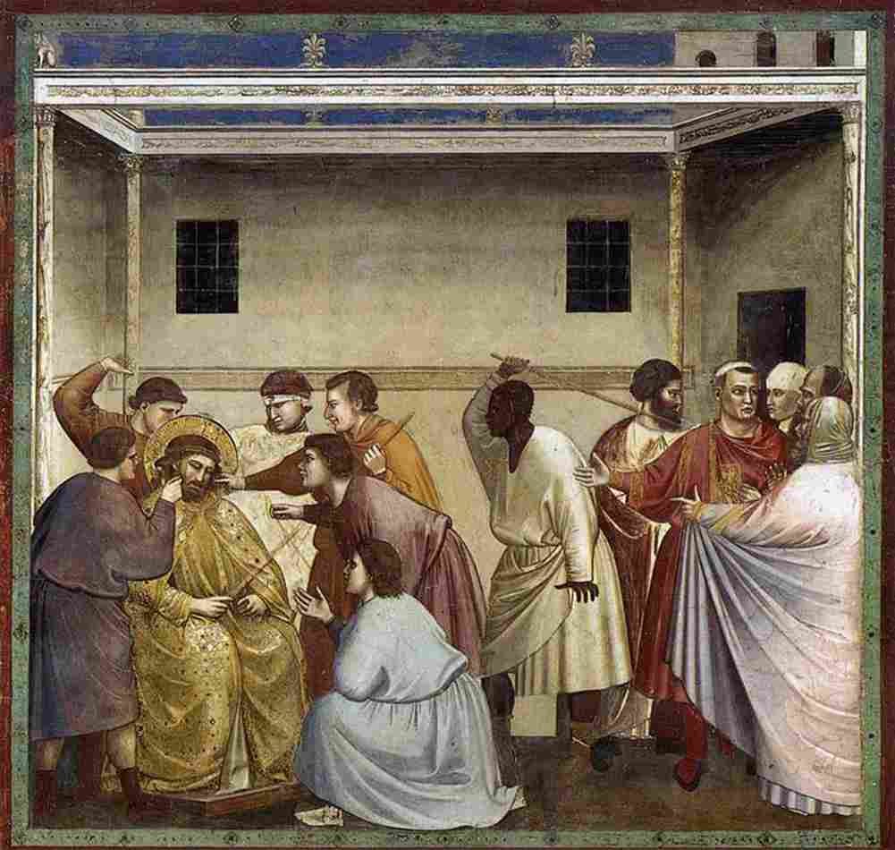 giot Mocking of Christ Art A4 Photo Print
