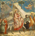 giot The Flight into Egypt Art A4 Photo Print