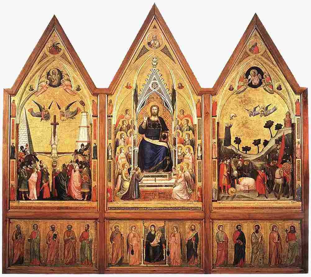 giot The Stefaneschi Triptych Art A4 Photo Print