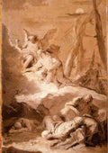 giovanni battista tiepolo the agony in the garden crop A4 Photo Print