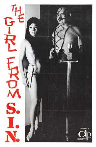girl from sin  01 film star poster A4 Photo Print