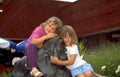 girls stone statue Vintage A4 Photo Print