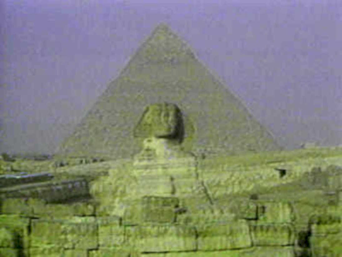 giza pyramid sphinx1980s 1990s A4 Photo Print