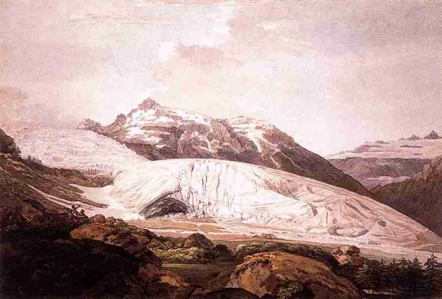 glacier 3 Art A4 Photo Print