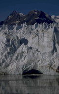 glacier landscape alaska 1980s 1990s A4 Photo Print