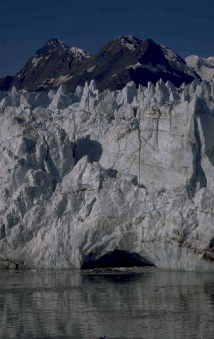 glacier landscape alaska 1980s 1990s A4 Photo Print