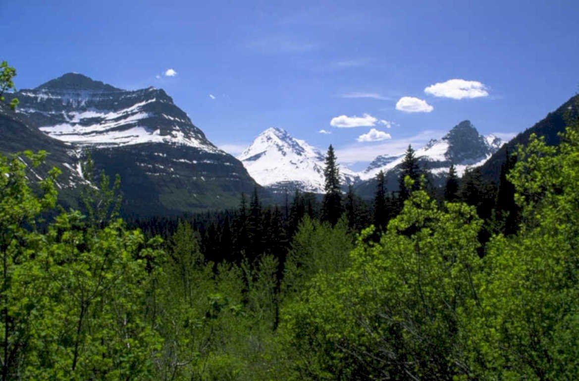 glacier mountains spring 1980s 1990s A4 Photo Print