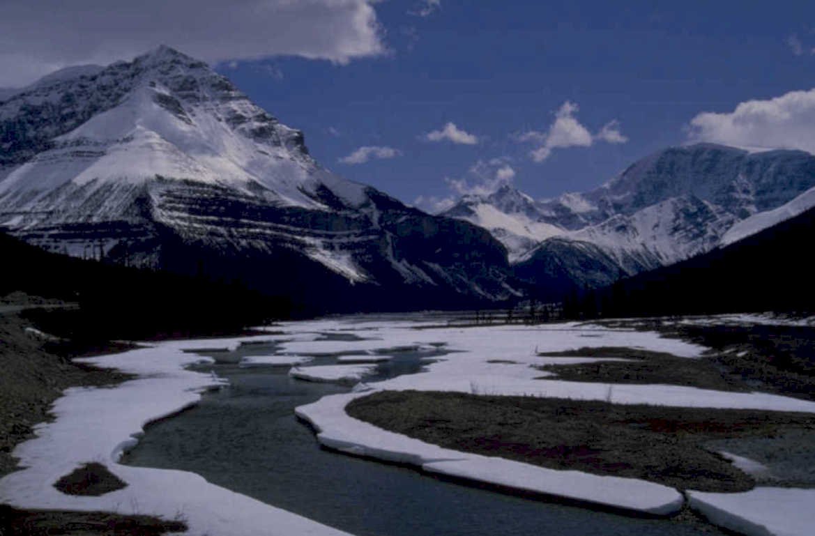 glacier river waterton 1980s 1990s A4 Photo Print