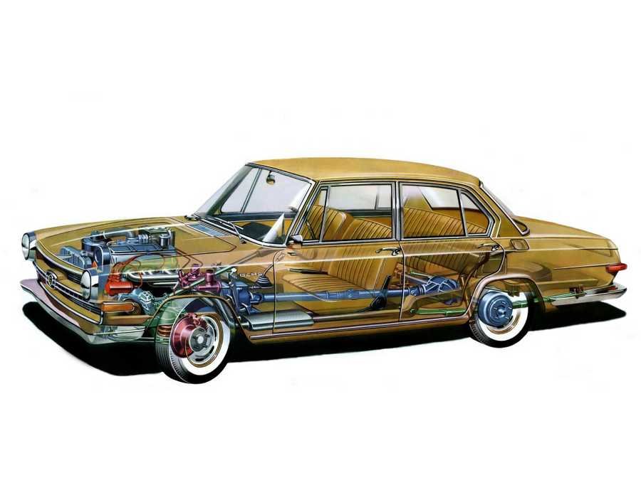 glas 1700 1964 cutaway A4 Photo Print